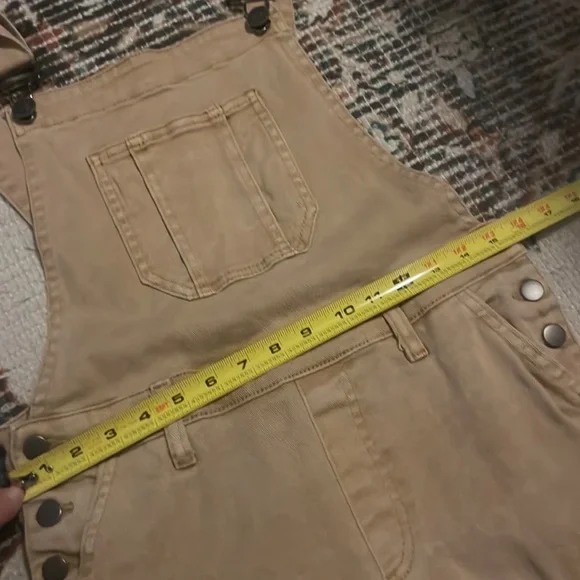 HP 🎉 Kut from the Kloth Jessica tan /brown / mustard overalls. - Picture 12 of 16